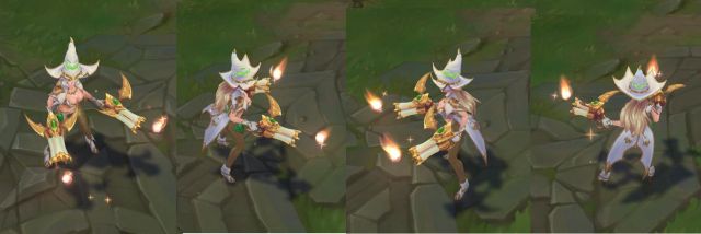 《LOL》蛊惑女巫厄运小姐至臻皮肤原画预览