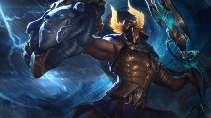 《LOL》S9潘森皮肤重做原画一览