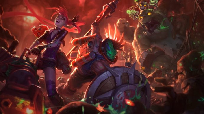 《LOL》S9潘森皮肤重做原画一览