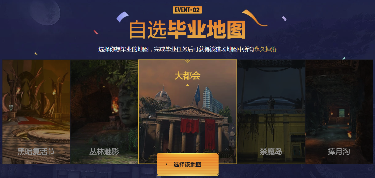 《逆战》7周年猎场保毕业大赏活动介绍