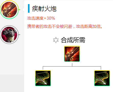 云顶之弈疾射火炮怎么合成
