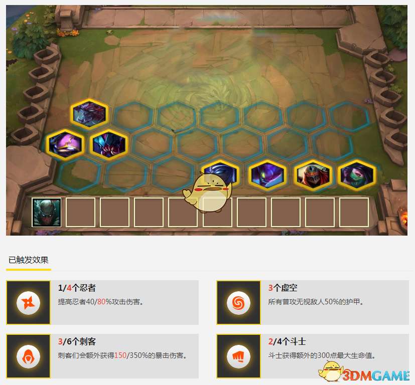 《LOL》云顶之弈虚空忍刺阵容推荐