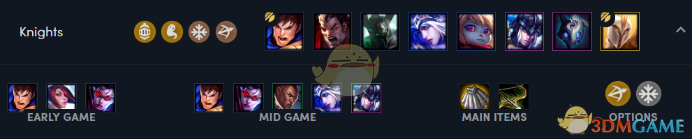 《LOL》云顶之弈6骑士阵容推荐