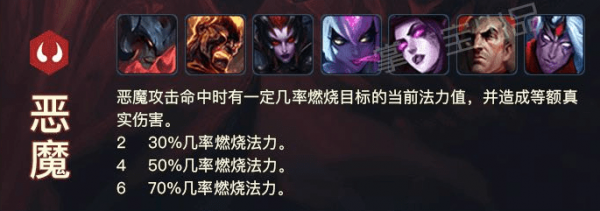 《LOL》云顶之弈恶魔流阵容搭配