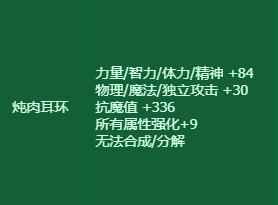 dnf炖肉耳环属性