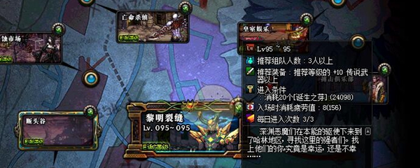 DNF哈林深渊模式两个传送门干嘛的