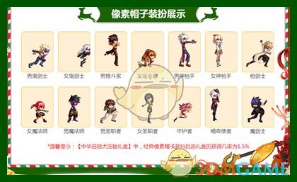 《DNF》像素头装扮回归 撞脸明星盘点
