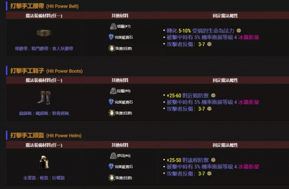 暗黑2重制版橙色装备合成公式一览