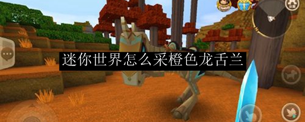 迷你世界怎么采橙色龙舌兰