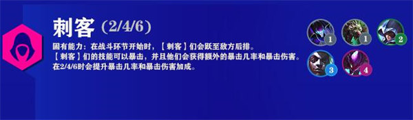 云顶之弈2022最新刺客阵容