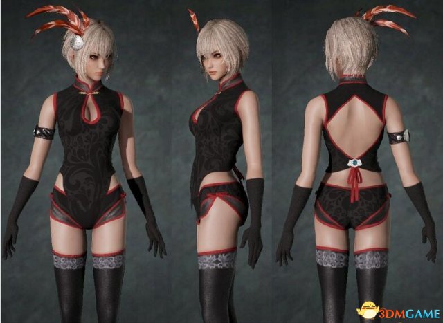 真三国无双8吕玲绮忍者与迷彩肚兜服战斗风mod