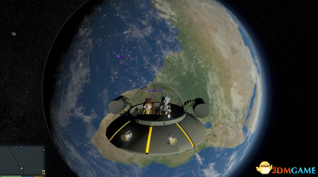 由"gta5mods - jedidiah515"制作,动画片瑞克与莫蒂里面的飞船,是莫蒂