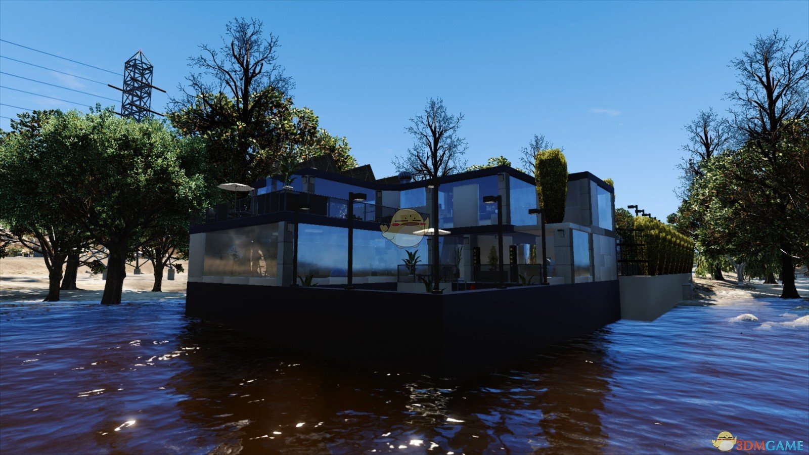 侠盗猎车5湖中别墅mod