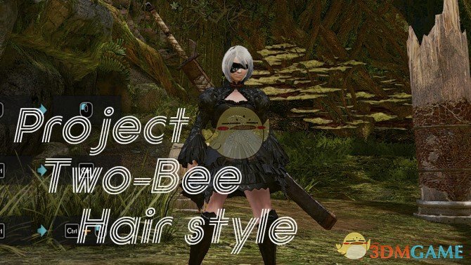 怪物猎人世界2b小姐姐发型mod