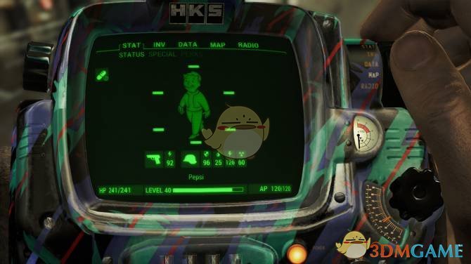 辐射4彩色条纹bb小子mod