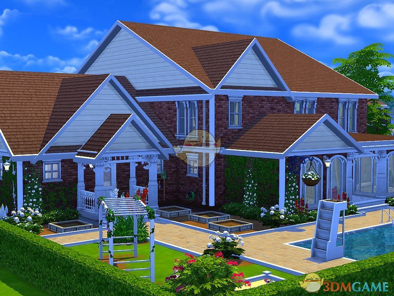 《模拟人生4》豪华别墅mod_游戏之家