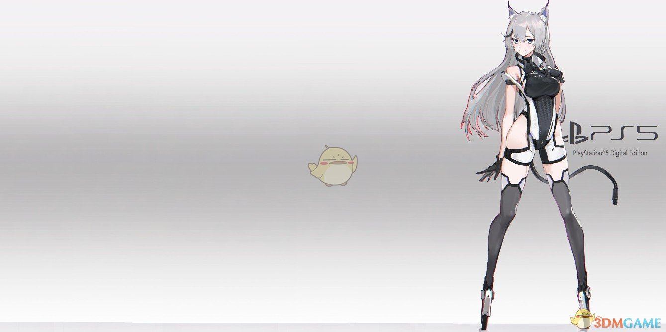 《Wallpaper Engine》PS5娘化猫娘动态壁纸