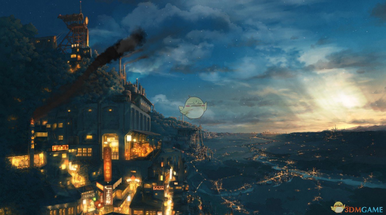 《Wallpaper Engine》废坑街夜市动态壁纸