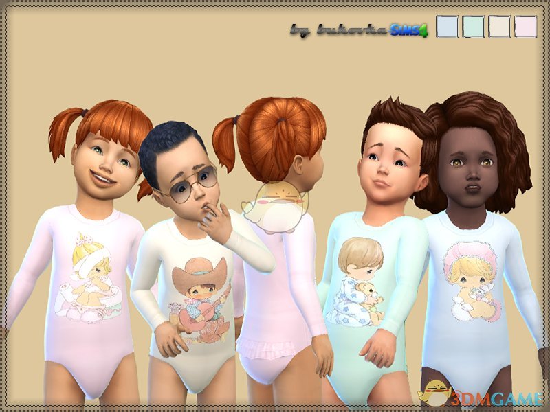 《模拟人生4》幼儿可爱睡衣MOD