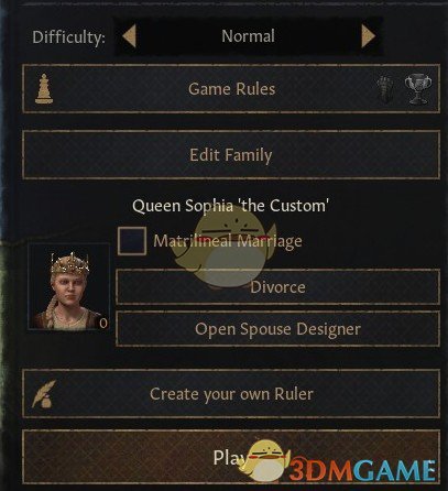 《十字军之王3》伴侣编辑器MOD