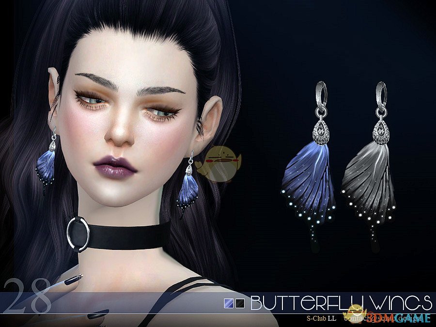《模拟人生4》女性蝴蝶翅膀耳环MOD