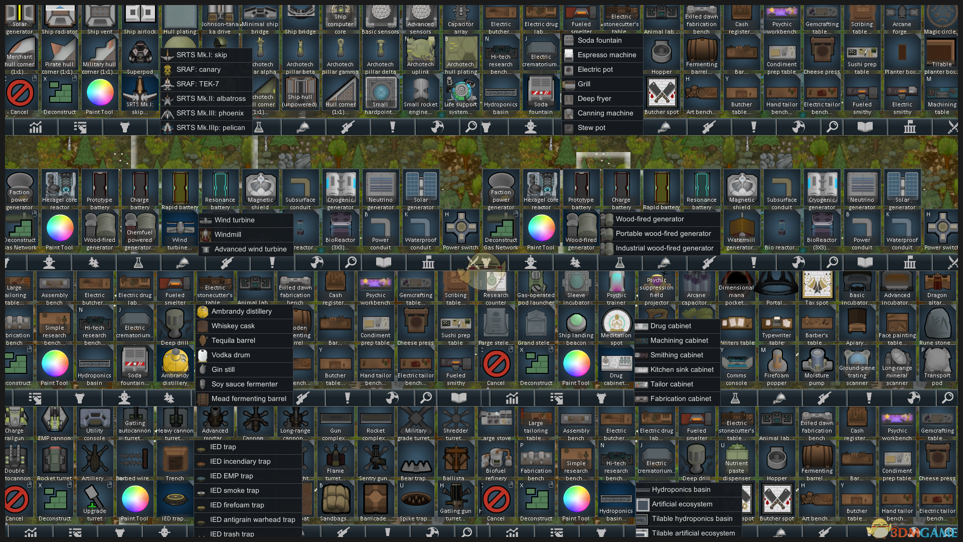 《边缘世界》下拉菜单扩展集合v1.2 MOD