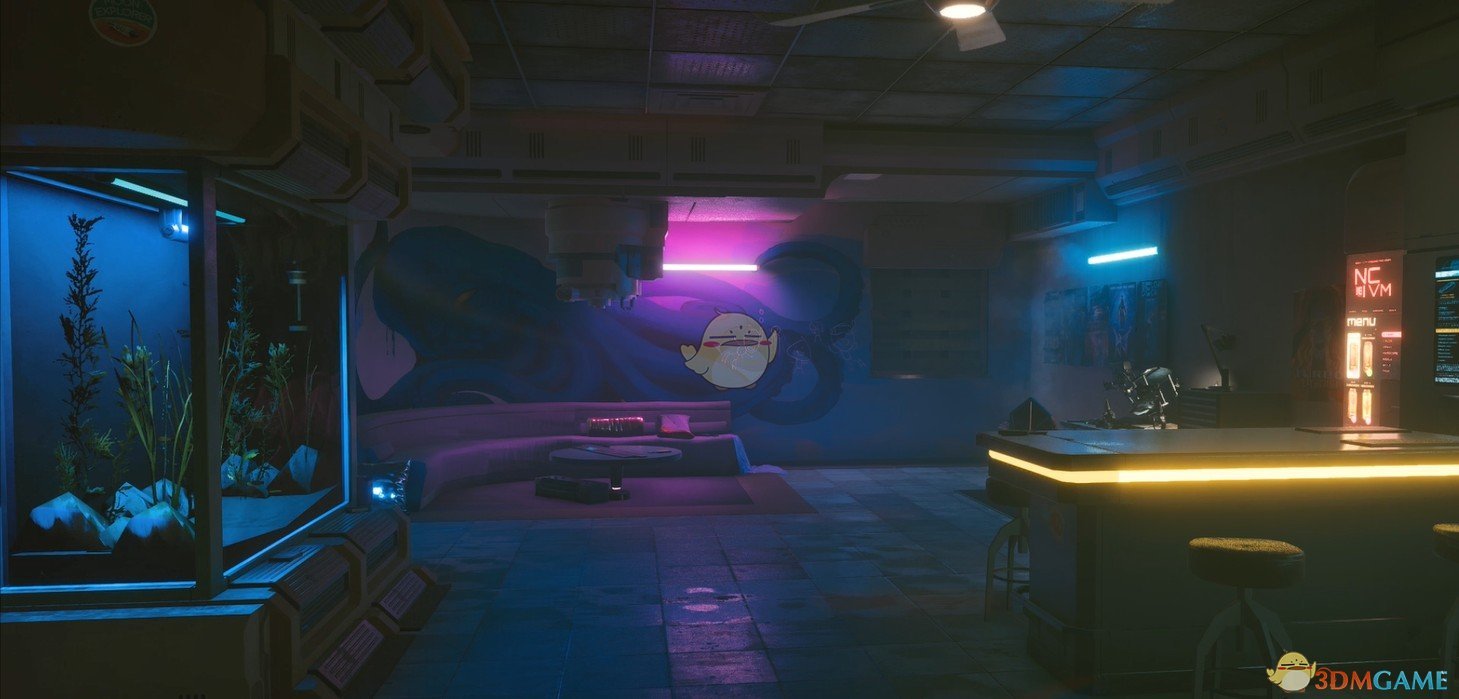 《Wallpaper Engine》赛博朋克2077朱迪的公寓动态壁纸