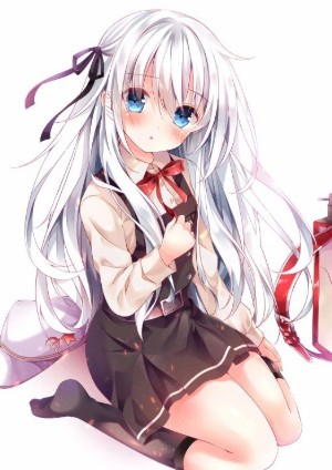 《我的世界》白发校服少女皮肤MOD