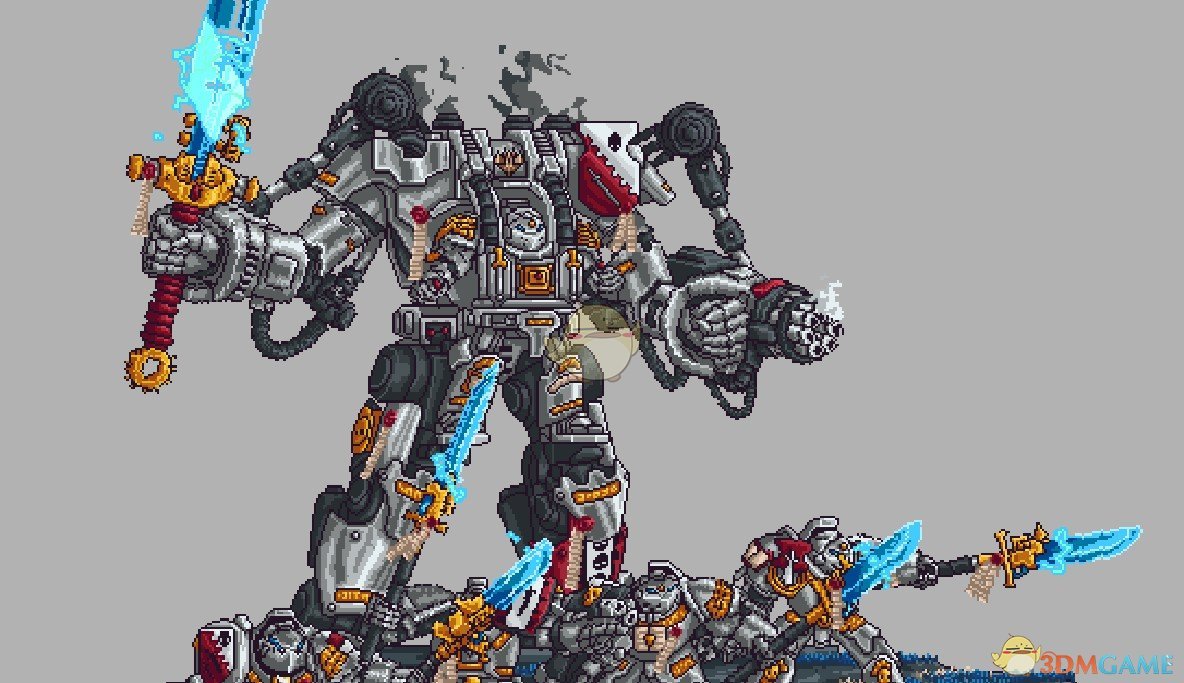 《Wallpaper Engine》战锤40k灰骑士像素风动态壁纸