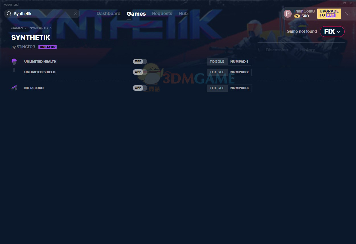 《Synthetik》v26.04三项修改器[MrAntiFun]