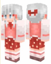 《我的世界》草莓裙少女皮肤MOD