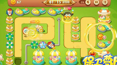 《保卫萝卜3》游乐场第9关通关攻略