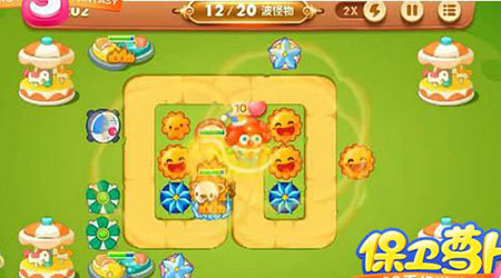 《保卫萝卜3》游乐场第6关通关攻略