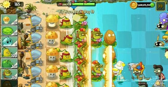 《植物大战僵尸2》巨浪沙滩第十九关攻略