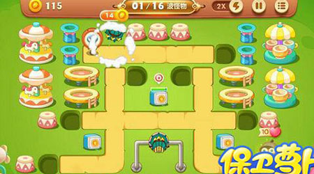 《保卫萝卜3》游乐场第31关通关攻略
