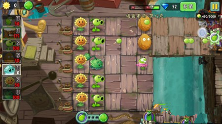 《植物大战僵尸2》海盗港湾第十四关攻略