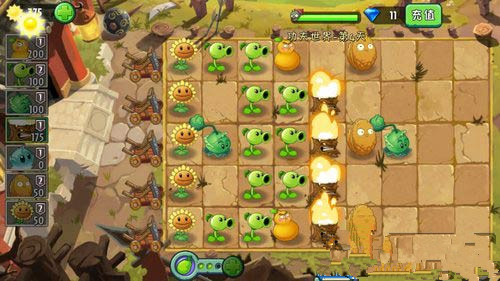 《植物大战僵尸2》功夫世界第四关攻略