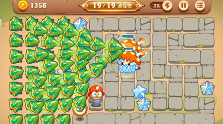 《保卫萝卜3》集市第39关通关攻略