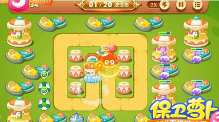《保卫萝卜3》游乐场第6关通关攻略
