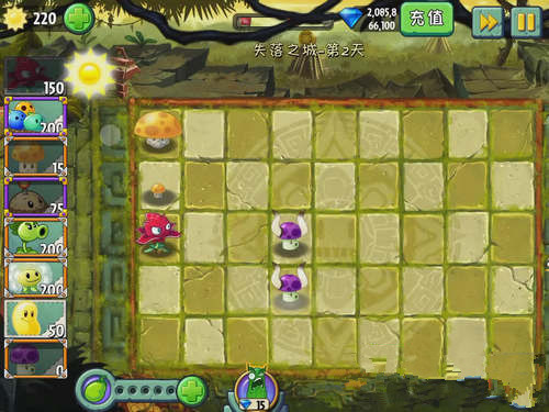 《植物大战僵尸2》失落之城第二关攻略