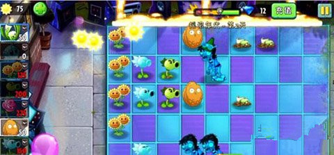 《植物大战僵尸2》摇滚年代第二关攻略