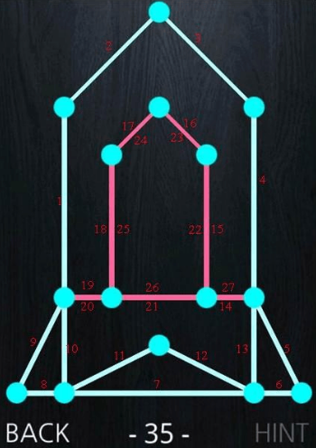 《一笔画成》第三十五关玩法攻略
