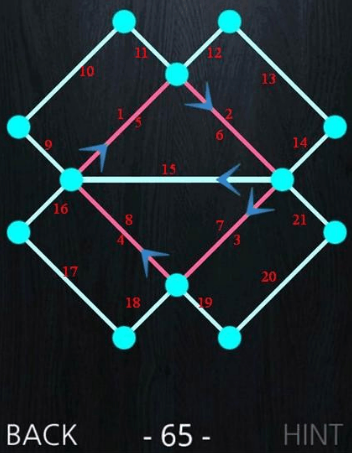 《一笔画成》第六十五关玩法攻略