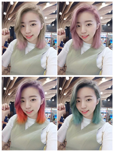 《美妆相机》染发功能的使用方法介绍