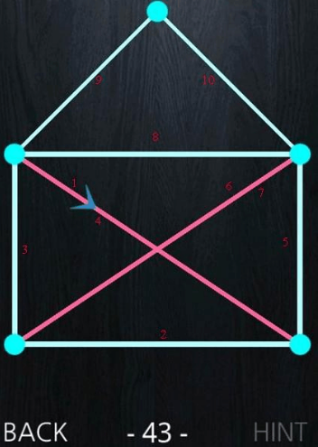 《一笔画成》第四十三关玩法攻略