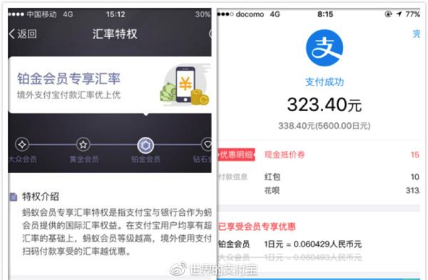 《支付宝》境外福利手册的相关介绍