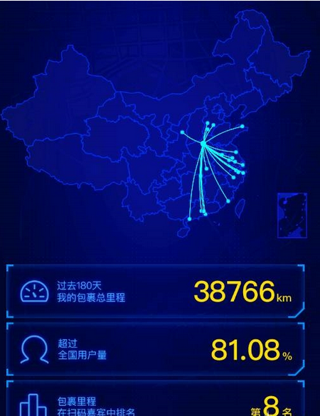 《菜鸟裹裹》包裹里程查看规则说明介绍