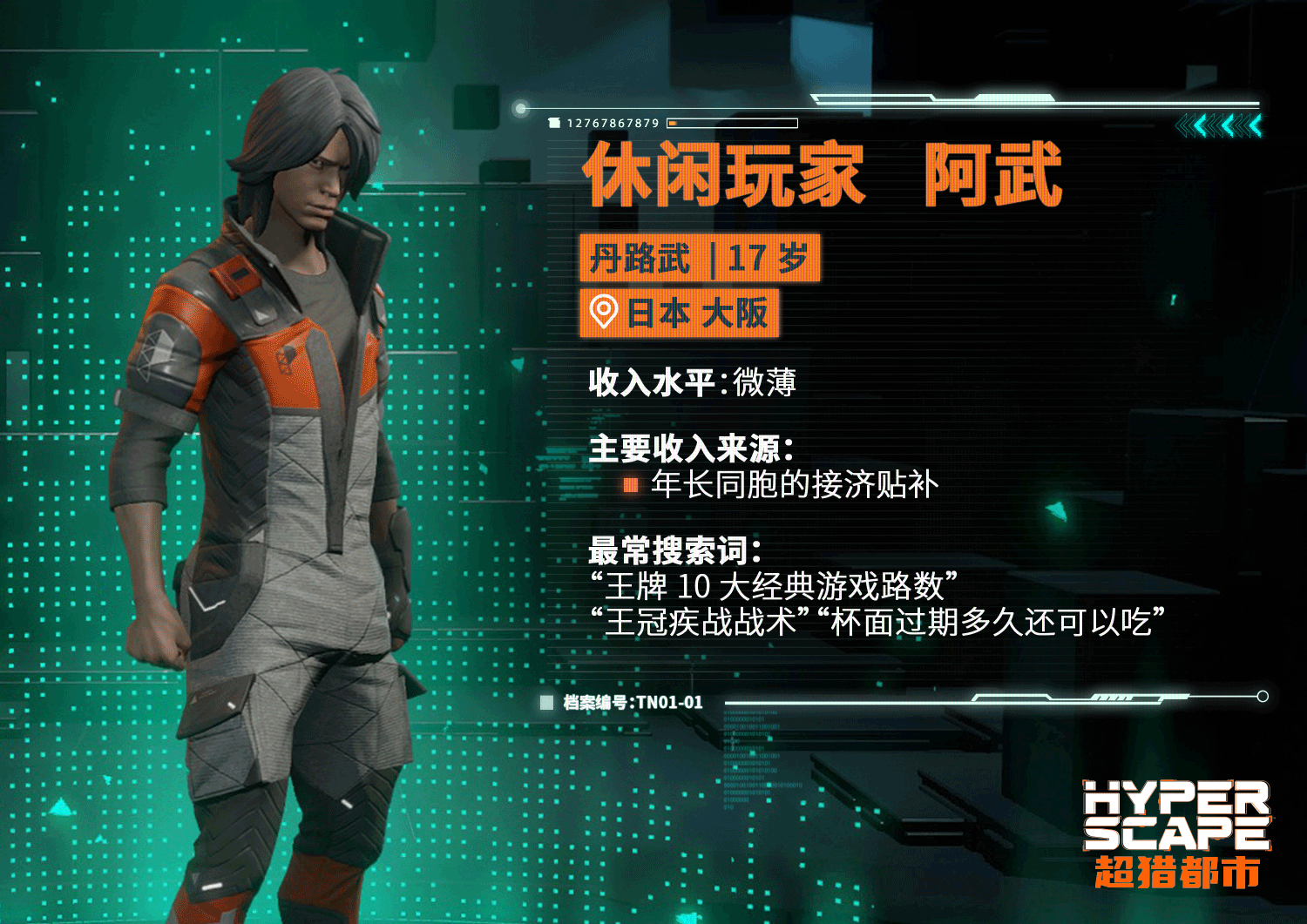 《超猎都市》阿武角色背景介绍