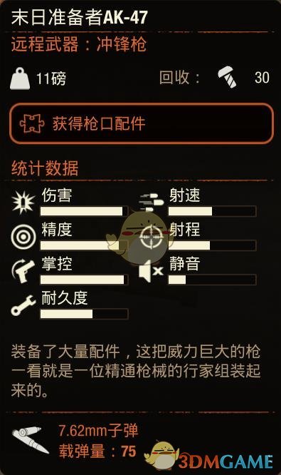 《腐烂国度2》末日准备者AK-47属性分享