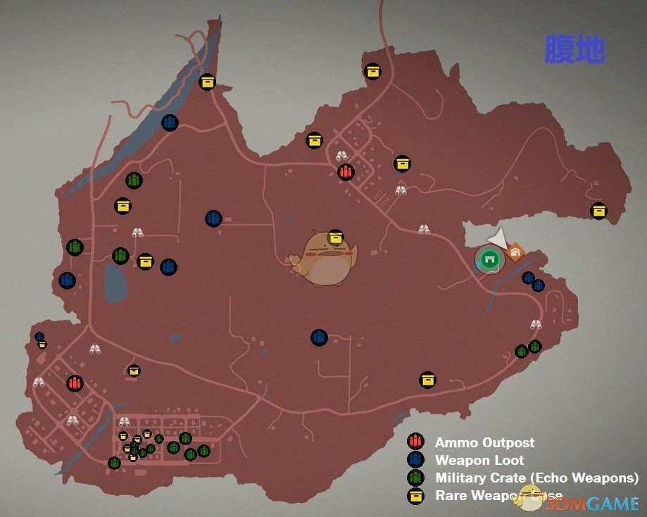 《腐烂国度2》腹地地图全隐藏武器箱位置分享